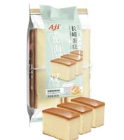 كيك ياباني اسفنجي بنكهة العسل والزبادي 10 قطع مغلف...