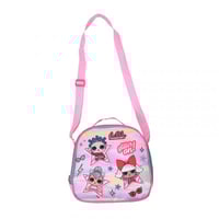 شنطة طعام وردي - لول