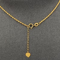 عقد ثلاثه دور ذهب عيار 18 الوزن 2.41 جرام