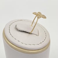 خاتم ذهب عيار 18 الوزن 0.63 جرام