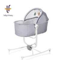 سرير هزاز 2 في 1 ماما لوف-رمادي