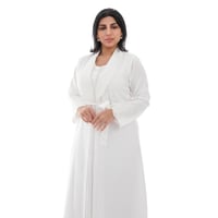 روب استقبال الولادة قطن ناعم (قطعتين)