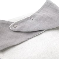 مريلة قطنية مع عضاضة خشبية