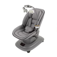 مهد أطفال كهربائي متعدد الوظائف - رمادي غامق