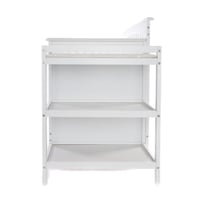 سرير خشب 70X130 مع طاولة تغيير