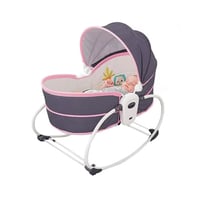 سرير ومهد أطفال 5 في 1 متعدد الوظائف - بيج