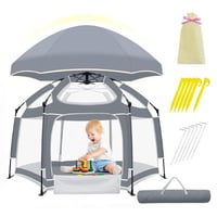 قفص لعب للاطفال مع مظلة من مامي تاون