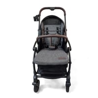 عربة اطفال اتجاهين مناسبة للسفر – أسود