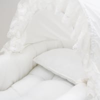 سرير فرنسي ملبس بالقطن