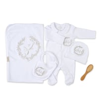 طقم استقبال 4 قطع مع التطريز