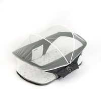 سرير متنقل قابل للطي - رمادي غامق