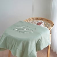 بطانية مواليد مع التطريز