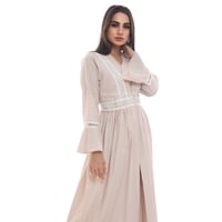 روب نفاس استقبال قطني (قطعتين)