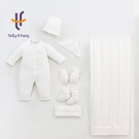 طقم استقبال تركي 7 قطع - اوف وايت