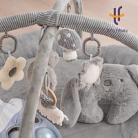 حصيرة لعب من مامي تاون -رمادي