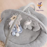 حصيرة لعب من مامي تاون -رمادي