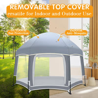 قفص لعب للاطفال مع مظلة من مامي تاون