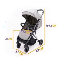 عربية أطفال اتجاهين من طفلي فرحتي - أسود