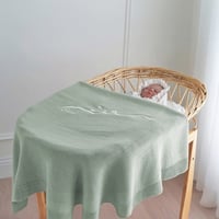 بطانية مواليد مع التطريز