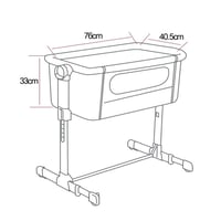 سرير نكست تو مي 46X70 سم