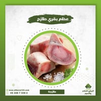 عظم بقري طازج