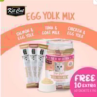 كت كات مكافات حزمه متنوعه بالسلمون والتونا 50+10+1...