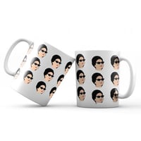 كوب سيراميك مطبوع بصور ام كلثوم