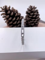 طقم ساعة وإسوارة نسائية فخمة من ديفوشي فضي و ذهبي