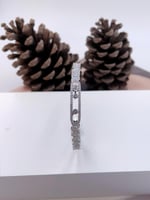 طقم ساعة وإسوارة نسائية فخمة من ديفوشي فضي