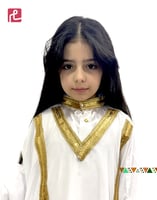 ثوب تراثي بناتي مستوحاة حجازي