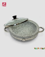 حرض حجر صيني بغطاء الحجم وسط