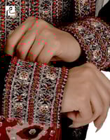 زي صنعاني أبو صدرية مرجان دبجـــات مغمـــغ كامل