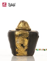 وعاء خشب ملبس بالنحاس