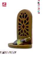 قمرية زجاج ملون مع جنبية-فيبر بلاستيك