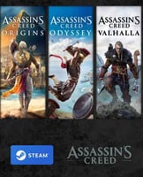بكج Assassin's Creed Valhalla (ALL DLC) + Origins...