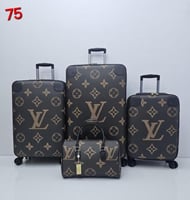 طقم شنط سفر جلد عدد 3 شنط عربية + 1 شنطة يد