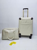 طقم شنط سفر جلد عدد 2 قطع