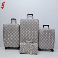 طقم شنط سفر جلد عدد 3 شنط عربية + 1 شنطة يد