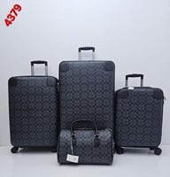 طقم شنط سفر جلد عدد 3 شنط عربية + 1 شنطة يد