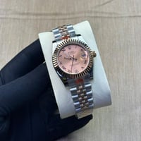 ساعة رولكس ديت جست روز قولد بمينا وردي أرقام رومان...