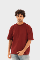 أوفـر سايز تيشيرت – Burgundy