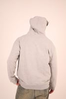 Heather Grey Zip-Up Hoodie