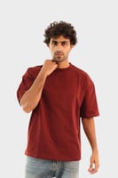 أوفـر سايز تيشيرت – Burgundy