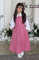 مريول ابتدائي وردي تصميم جديد ومميز