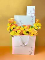 شوكولا بلجيكي فاخر مع ورد ببوكس فاخر 3