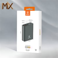 باور بنك 20000 22.5W(منفذ PD 18W+منفذين USB)مع شاش...
