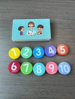 56 قطعة تعليمية للجمع و الطرح لتسهيل توصيل المعلوم...