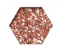 خليط حصى احمر وابيض