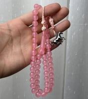 مسباح نسائي لون وردي كركوشة تفصال - خيل -