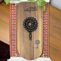 مسباح زعفراني فواح -زيتي شفاف - طربزونة فضة